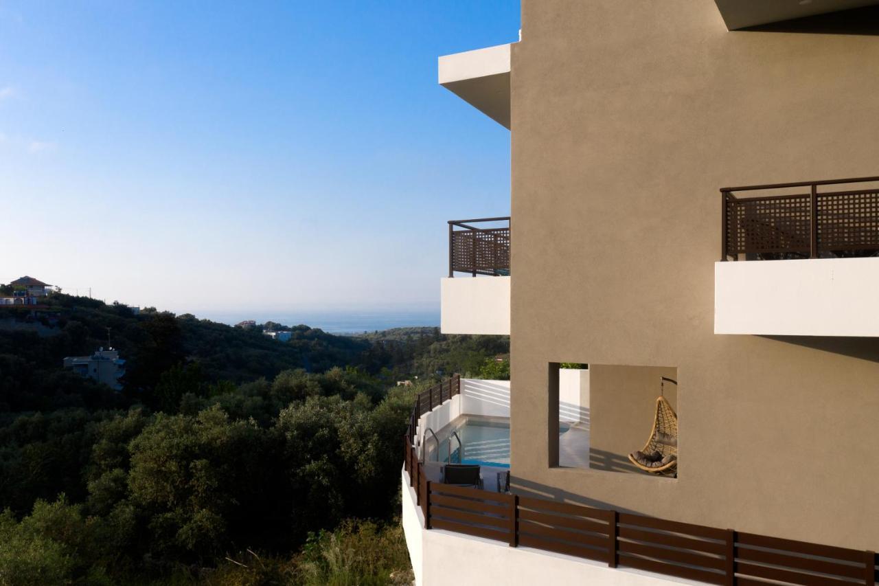 O-Cyanea Villa With Heated Pool Kournas Exterior photo