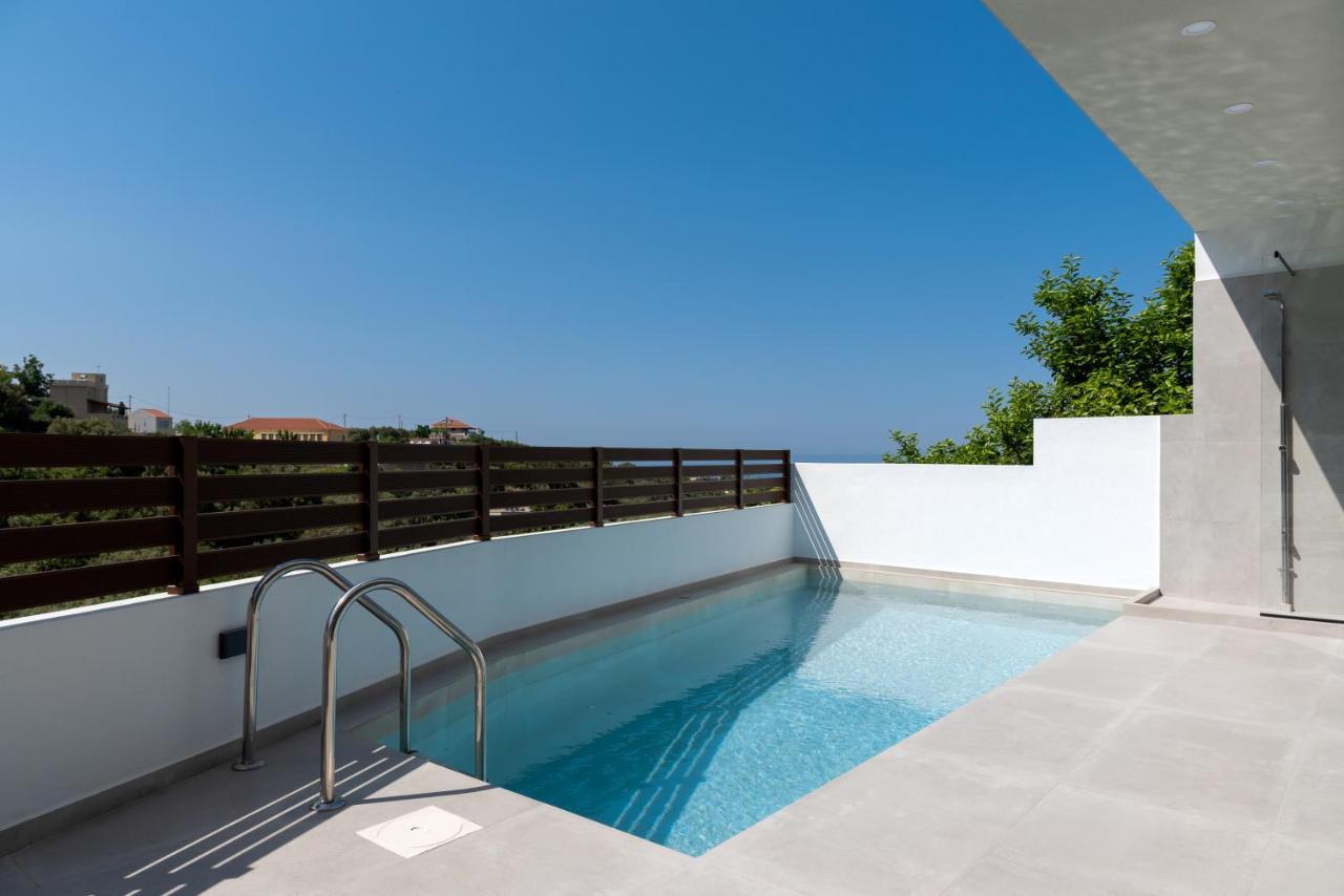 O-Cyanea Villa With Heated Pool Kournas Exterior photo