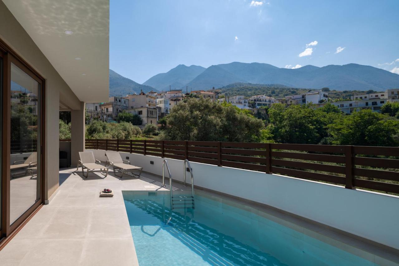 O-Cyanea Villa With Heated Pool Kournas Exterior photo