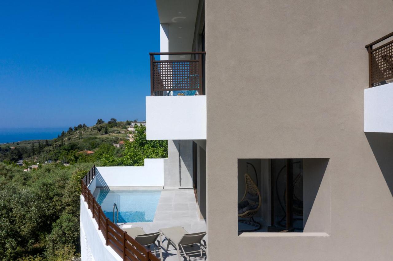 O-Cyanea Villa With Heated Pool Kournas Exterior photo
